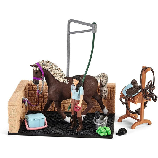 Schleich® 42438 Horse Club - Waschplatz mit Emily und Luna