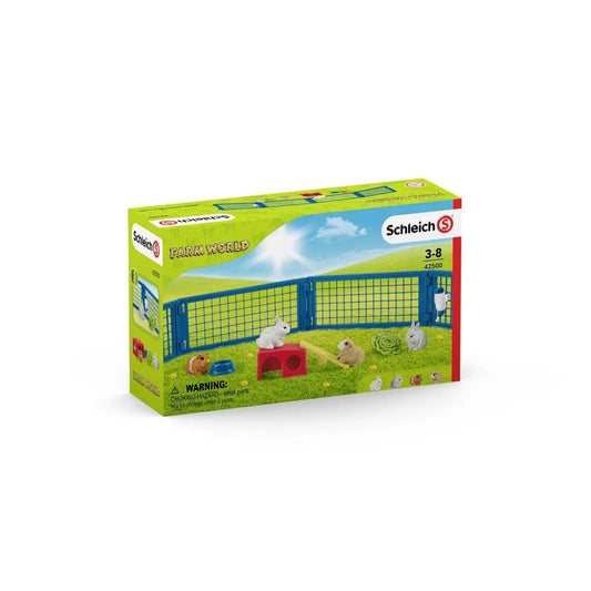 Schleich® 42500 Farm World Zuhause für Kaninchen und Meerschweinchen