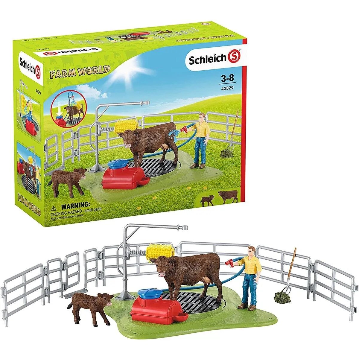 Schleich® 42529 Farm World Kuh Waschstation