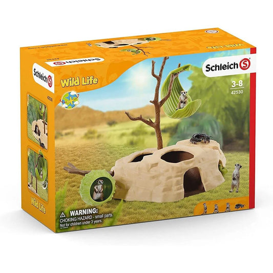 Schleich® 42530 Wild Life Erdmännchen Hügel