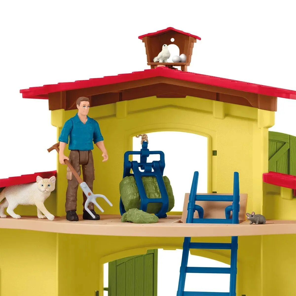 Schleich® 42605 Farm World - Großer Stall mit Tieren und Zubehör