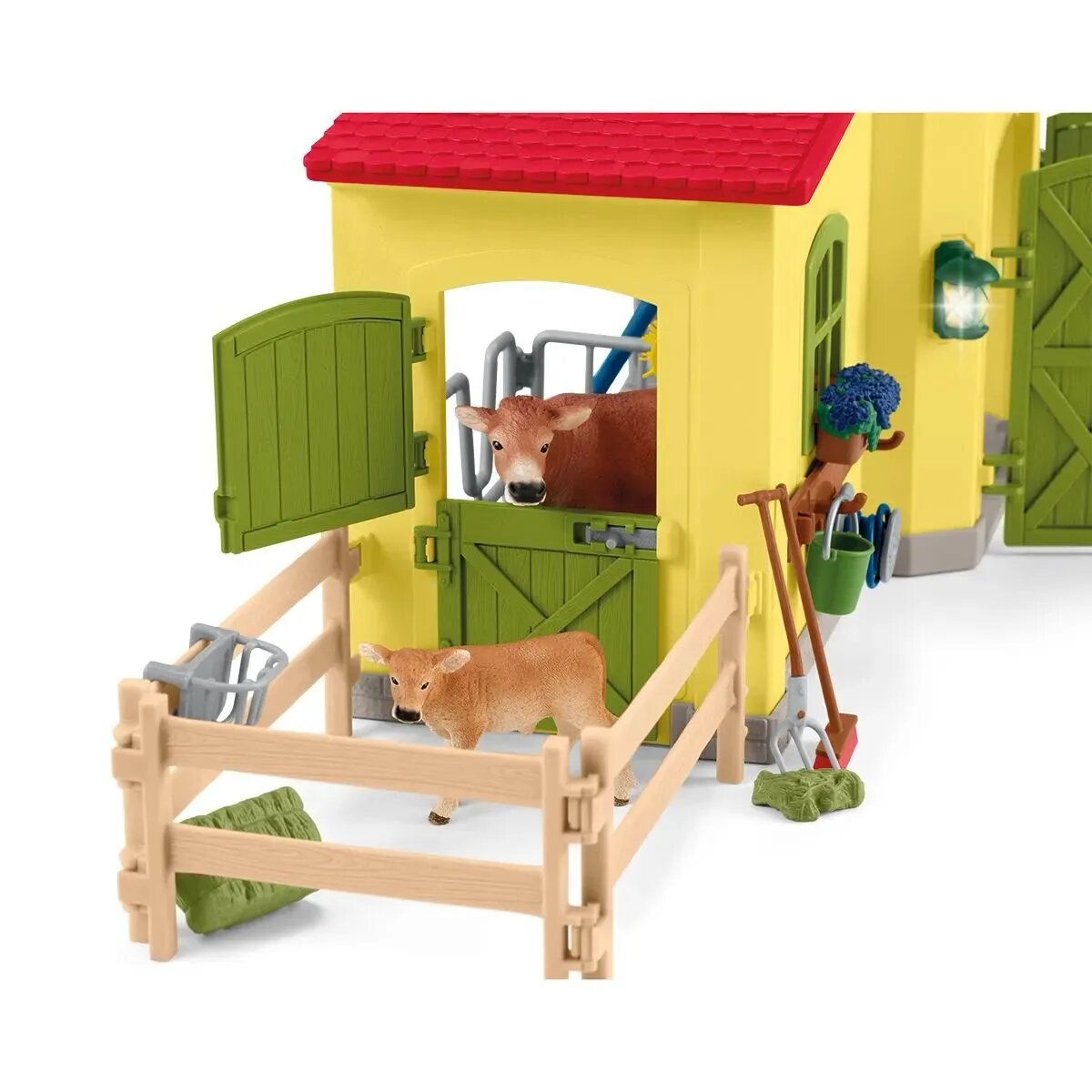 Schleich® 42605 Farm World - Großer Stall mit Tieren und Zubehör