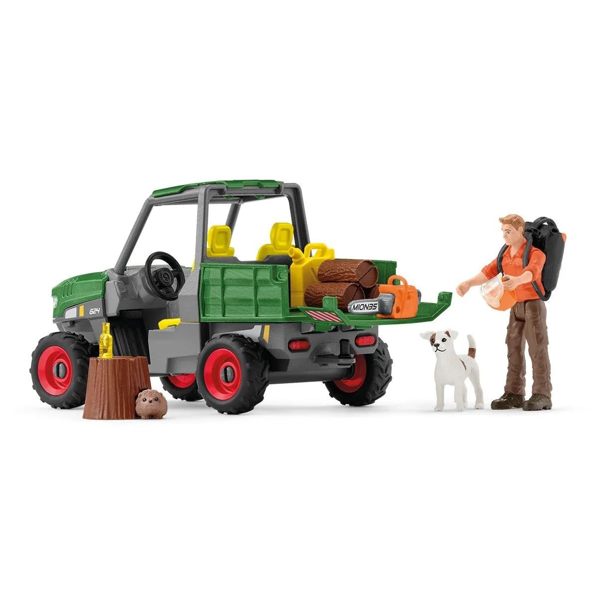 Schleich® 42659 Farm World - Waldbauer mit Fahrzeug