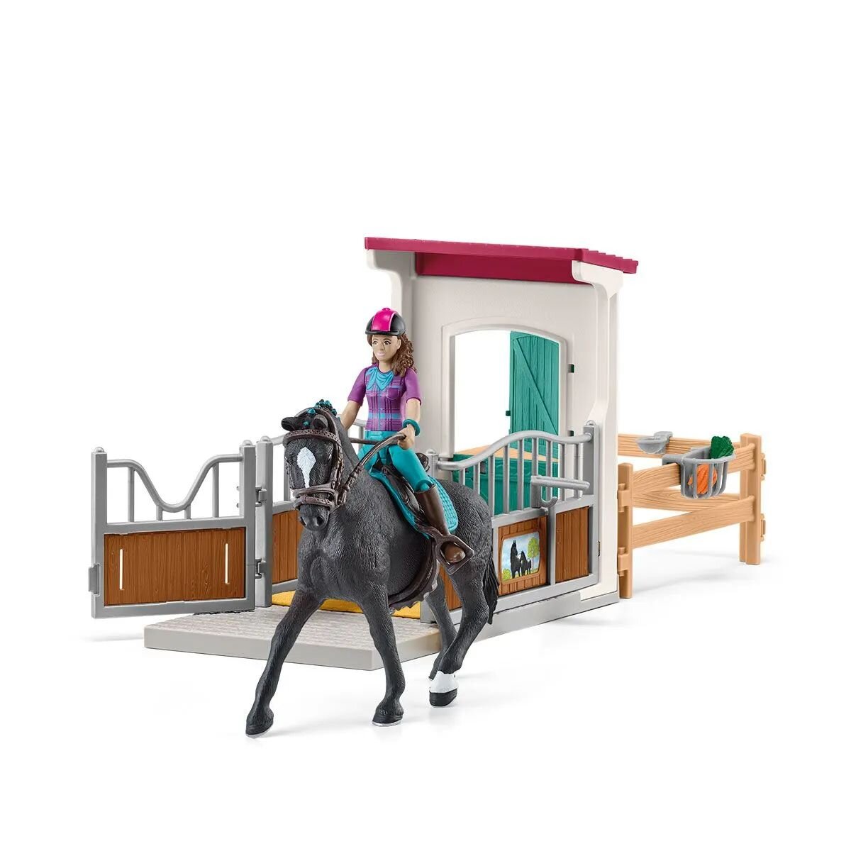 Schleich® 42709 Horse Club - Pferdebox mit Lisa & Storm