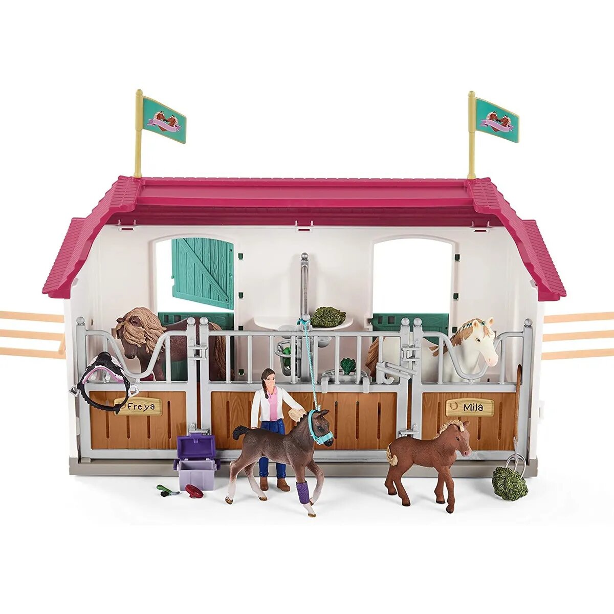 Schleich® 72147 Spielset - Tierarztbesuch im Stall, limitiert