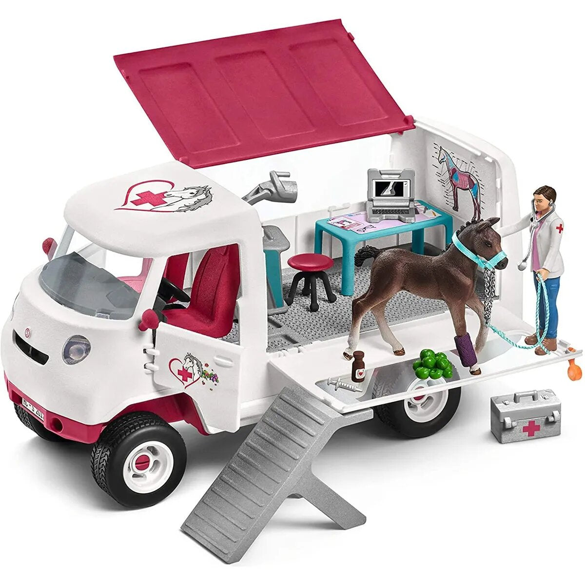 Schleich® 72147 Spielset - Tierarztbesuch im Stall, limitiert