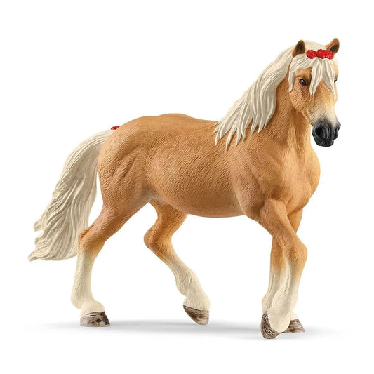 Schleich® 13950 Horse Club - Haflinger Stute mit rote Schleife in der Mähne