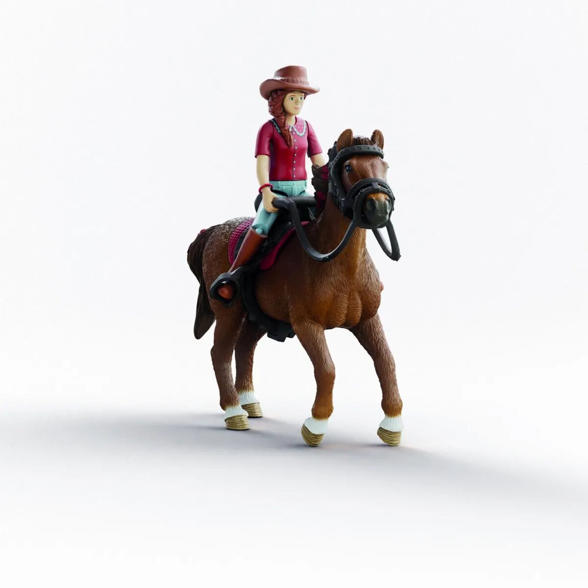 schleich® HORSE CLUB 42711 Hannah mit Pferd Cayenne