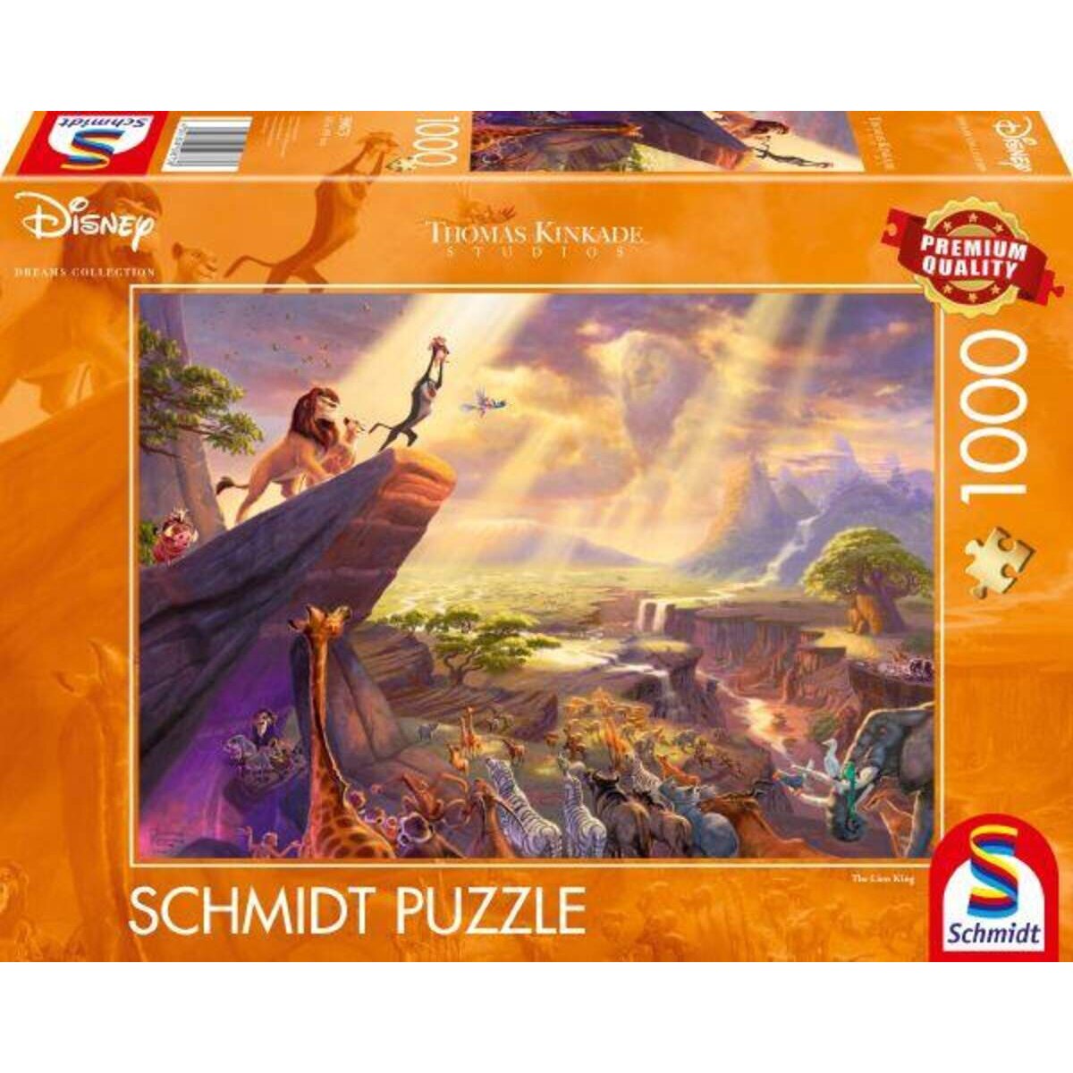 Schmidt Spiele Puzzle - Disney - König der Löwen, 1000 Teile