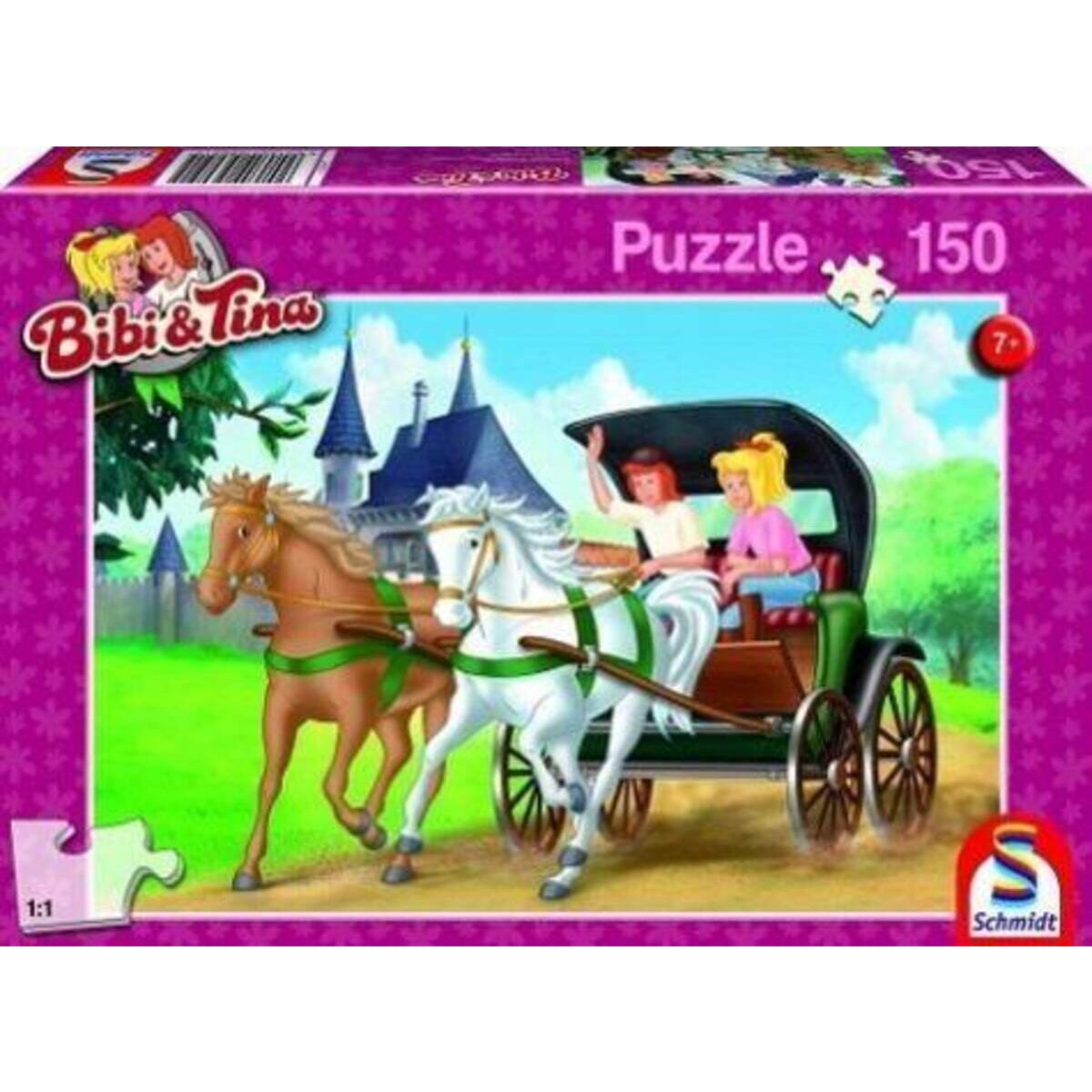 Schmidt Spiele Puzzle - Bibi & Tina Kutschfahrt, 150 Teile