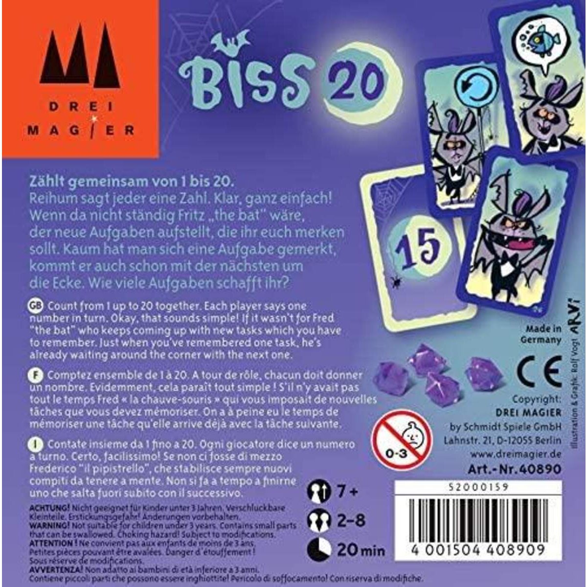 Schmidt Spiele Drei Magier®: BISS 20