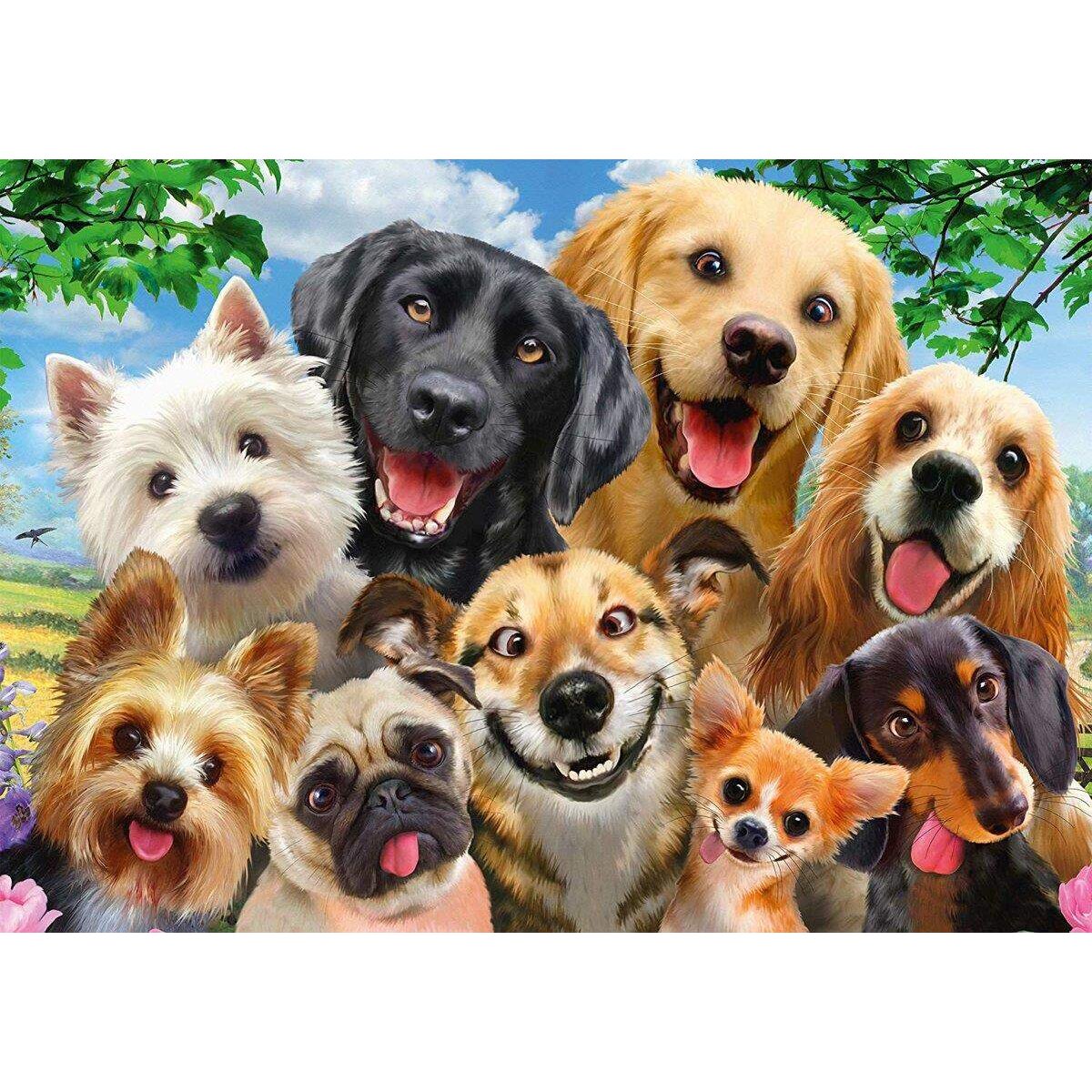 Schmidt Spiele Puzzle - Hunde-Selfie 500 Teile