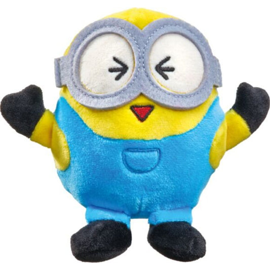 Schmidt Spiele Plüsch Dreamworks Minions, Bob, frech, 14 cm