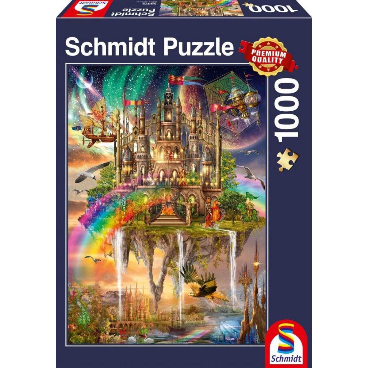 Schmidt Spiele Puzzle - Stadt im Himmel, 1000 Teile