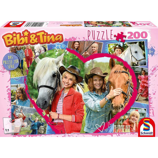 Schmidt Spiele Puzzle - Bibi und Tina, Pferdefreundschaft, 200 Teile