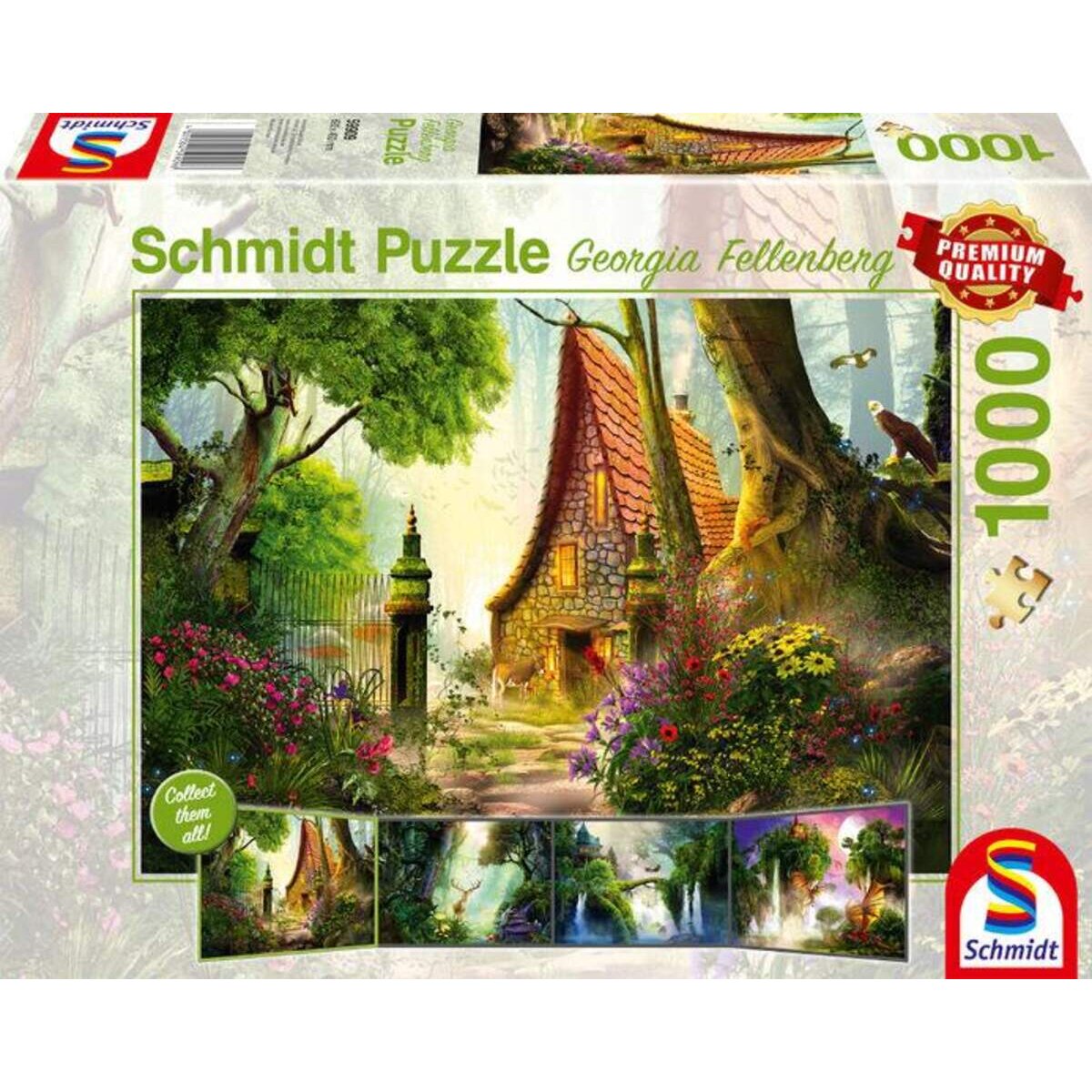 Schmidt Spiele Puzzle - Haus auf der Lichtung, 1000 Teile