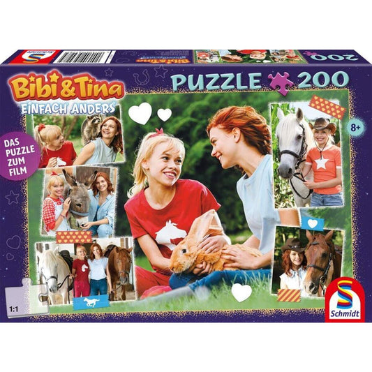 Schmidt Spiele Puzzle - Bibi & Tina Film 5, Tierische Freunde, 200 Teile