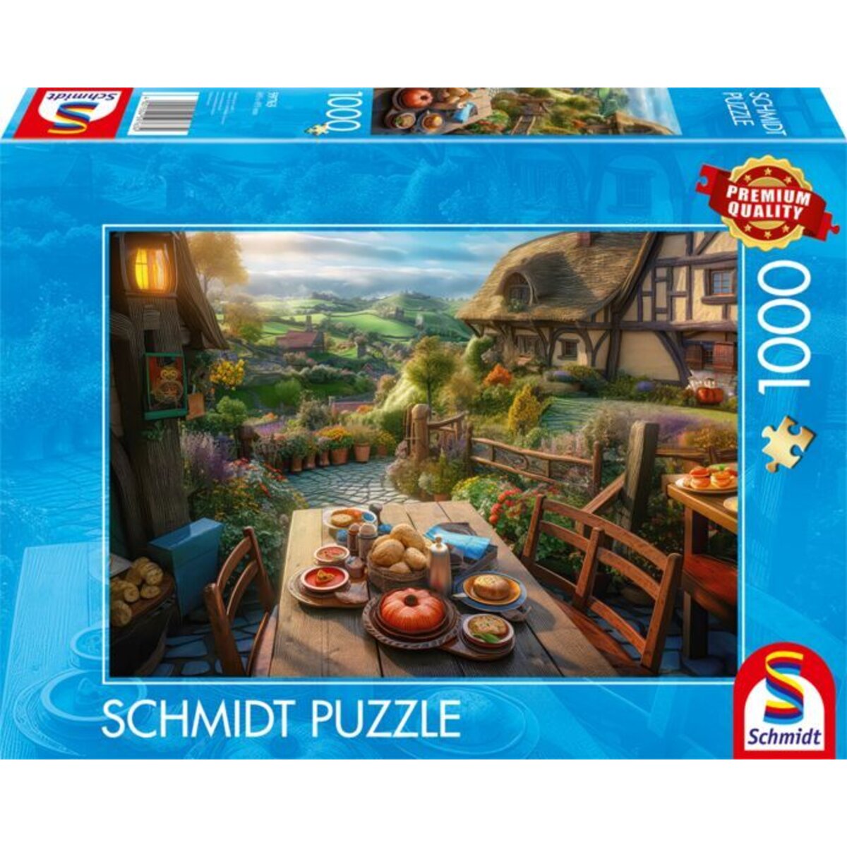 Schmidt Spiele Puzzle - Frühstück mit Aussicht, 1000 Teile