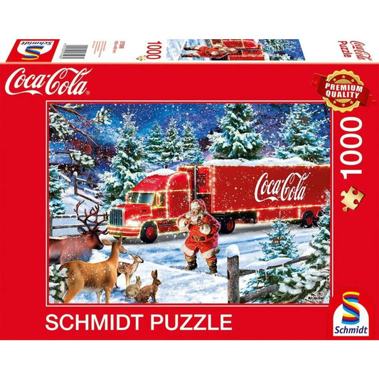 Schmidt Spiele Puzzle - Coca Cola: Christmas Truck, 1.000 Teile