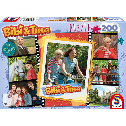 Schmidt Spiele Puzzle - Bibi und Tina, Jetzt in Serie, 200 Teile