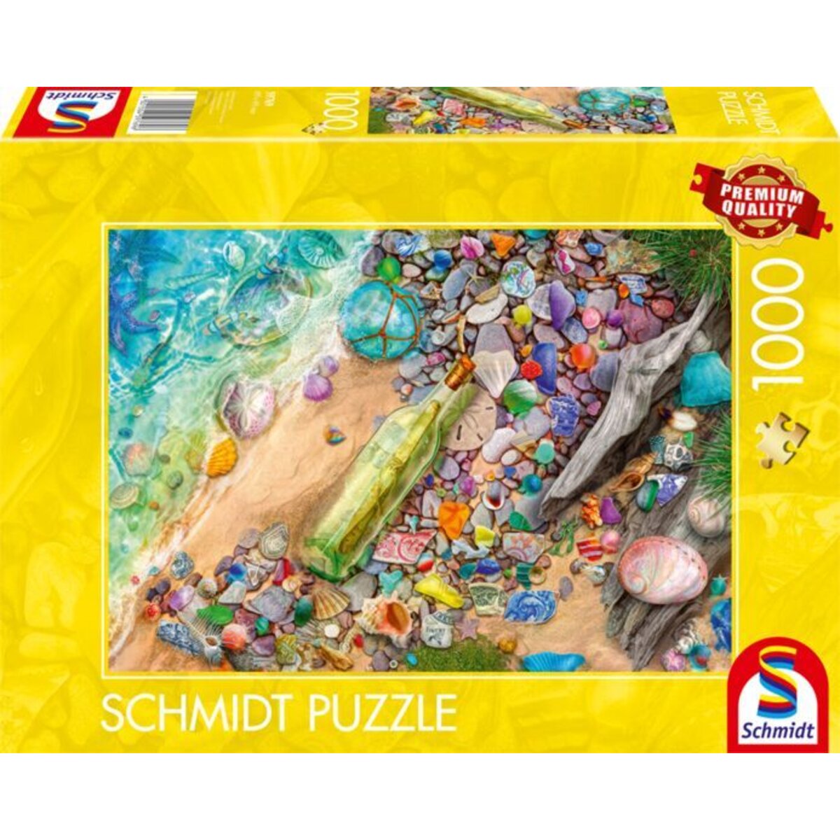 Schmidt Spiele Puzzle - Leuchtendes Strandgut, 1000 Teile