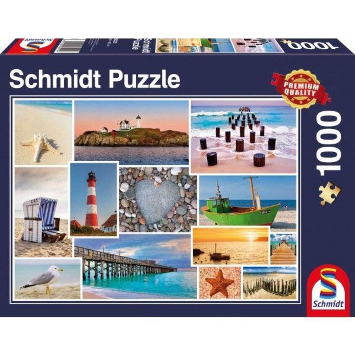 Schmidt Spiele Puzzle - Am Meer, 1000 Teile