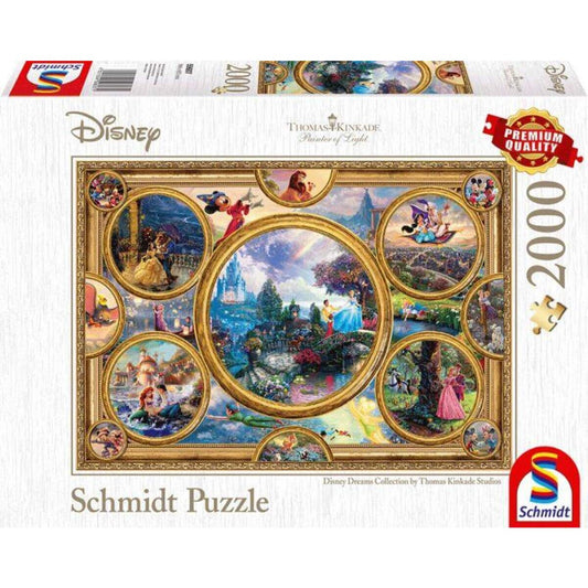 Schmidt Spiele Puzzle -  Puzzle Disney Dreams Collection, 2000 Teile