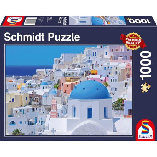 Schmidt Spiele Puzzle - Santorini, Kykladische Inseln, 1000 Teile