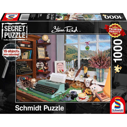 Schmidt Spiele Puzzle - Secret - Am Schreibtisch, 1.000 Teile