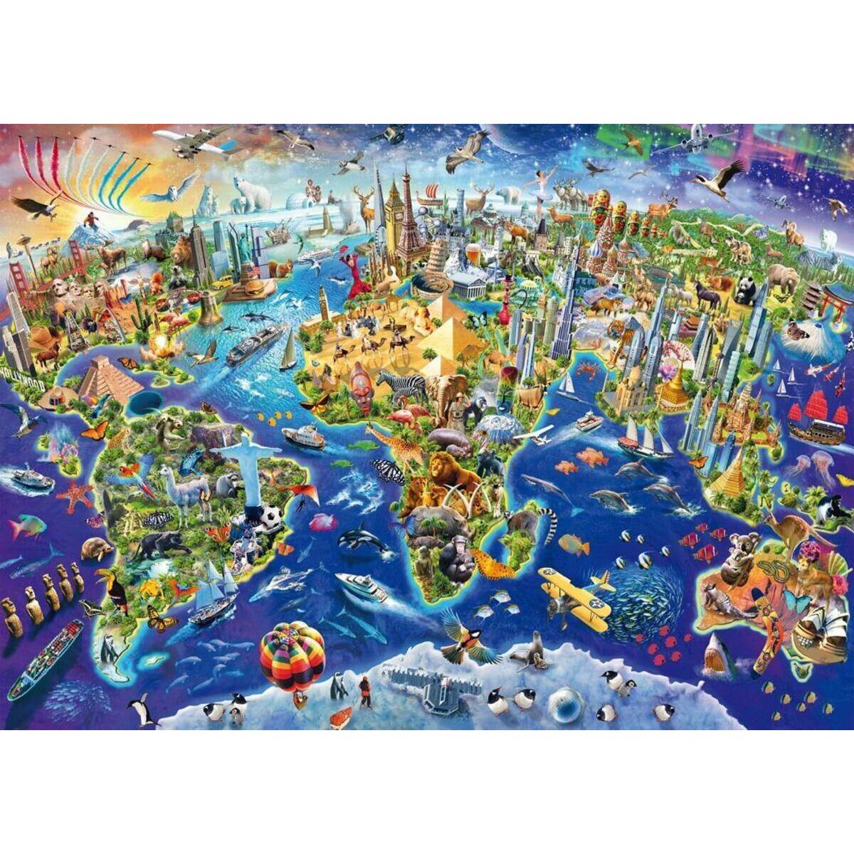 Schmidt Spiele Puzzle - Standard Entdecke unsere Welt, 1000 Teile