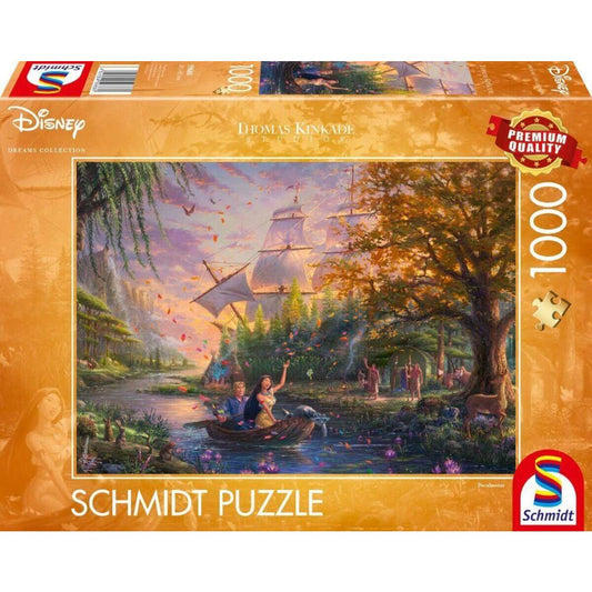 Schmidt Spiele Puzzle - Thomas Kinkade Disney Pocahontas, 1000 Teile