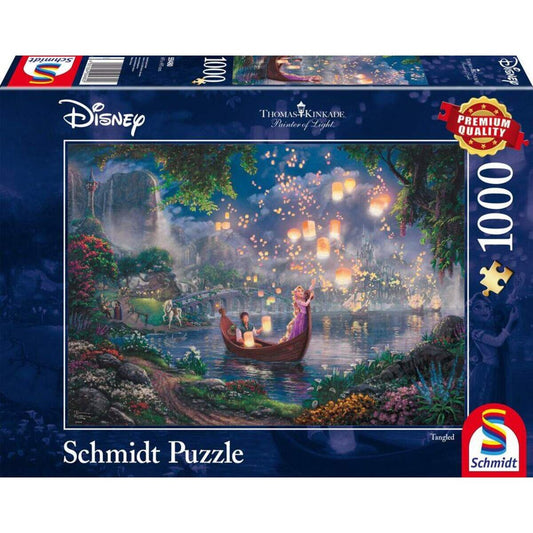 Schmidt Spiele Puzzle - Thomas Kinkade Disney Rapunzel, 1000 Teile