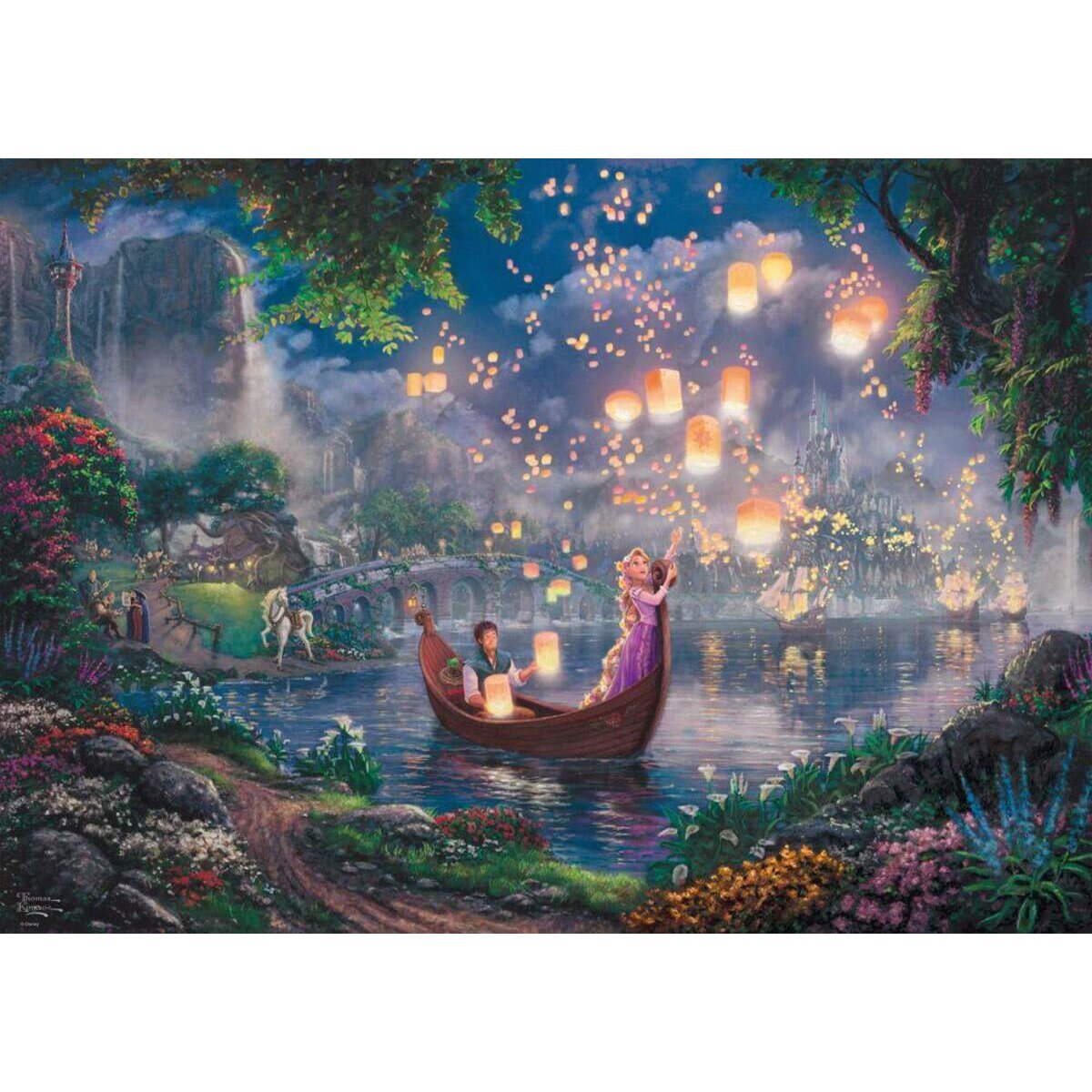 Schmidt Spiele Puzzle - Thomas Kinkade Disney Rapunzel, 1000 Teile