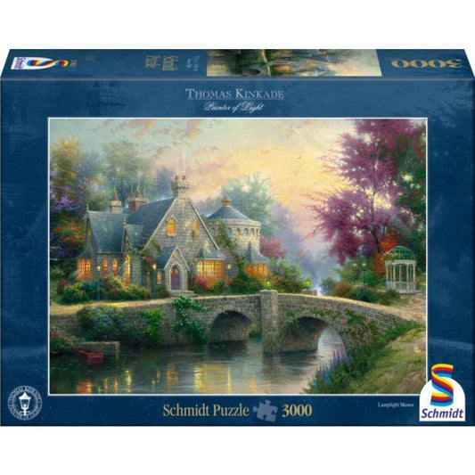 Schmidt Spiele Puzzle - Thomas Kinkade Abendstimmung, 3000 Teile