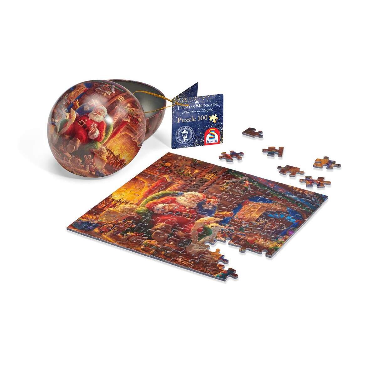 Schmidt Spiele Puzzle - Weihnachtskugel, 100 Teile, 1 Stück, sortiert