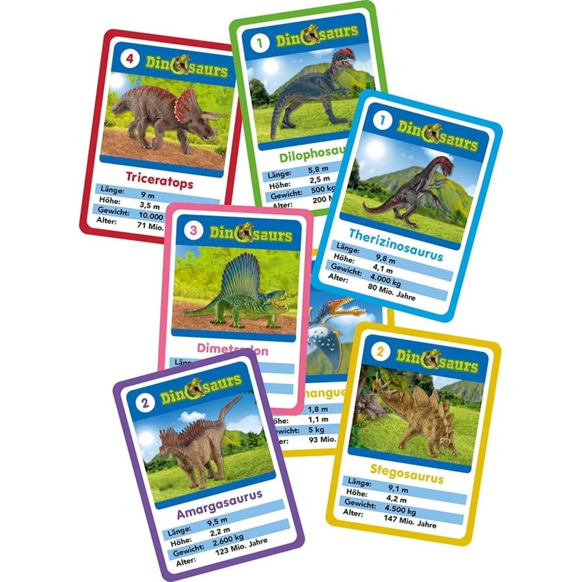 Schmidt Spiele Schleich ® Dinosaurs – Das Kartenspiel in der Metalldose