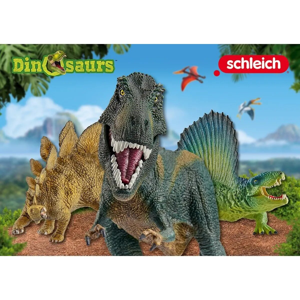 Schmidt Spiele Schleich ® Dinosaurs – Das Kartenspiel in der Metalldose