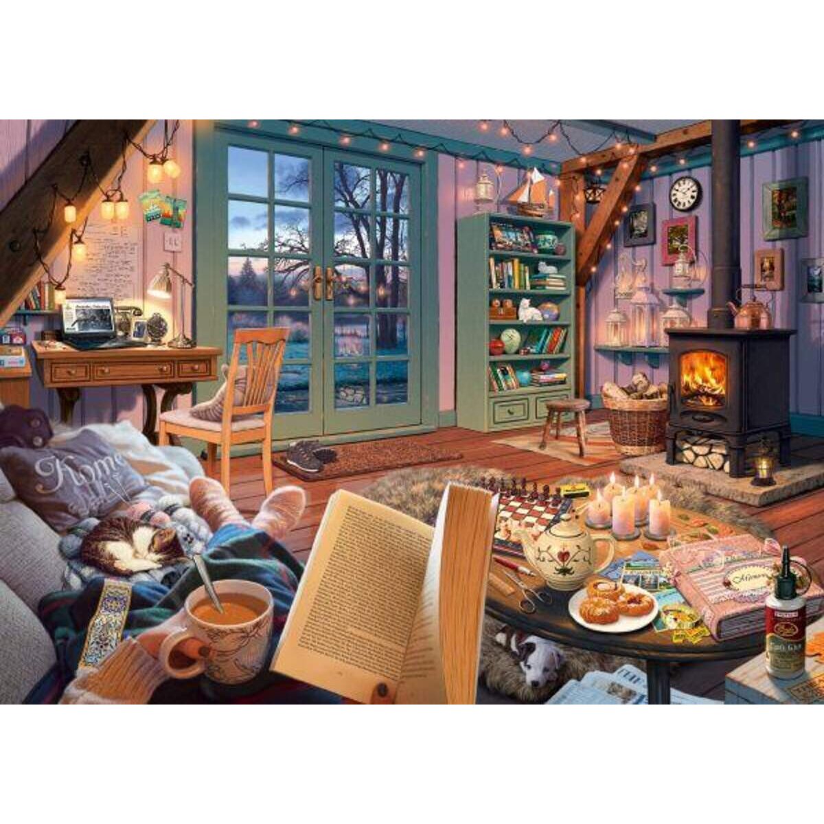 Schmidt Spiele Puzzle - Secret Puzzle Steve Read: Im Ferienhaus, 1000 Teile