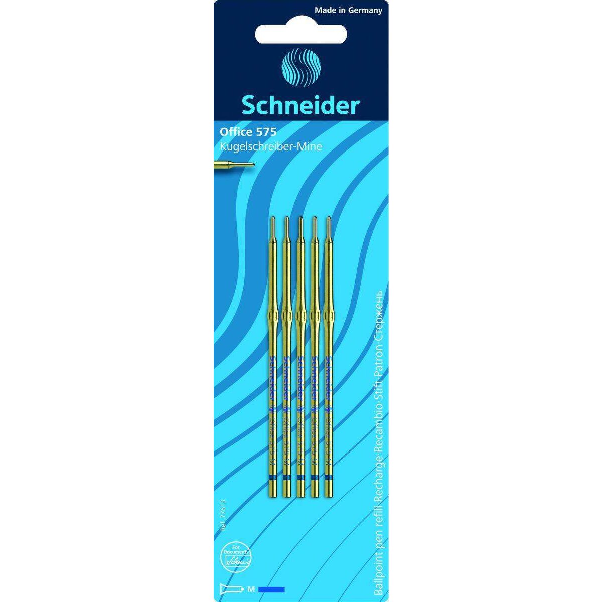 Schneider 77613 Kugelschreibermine 575, blau, M