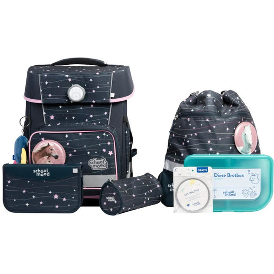 School-Mood Champion Pro Ella (Pony), 7-tlg. Schulranzenset