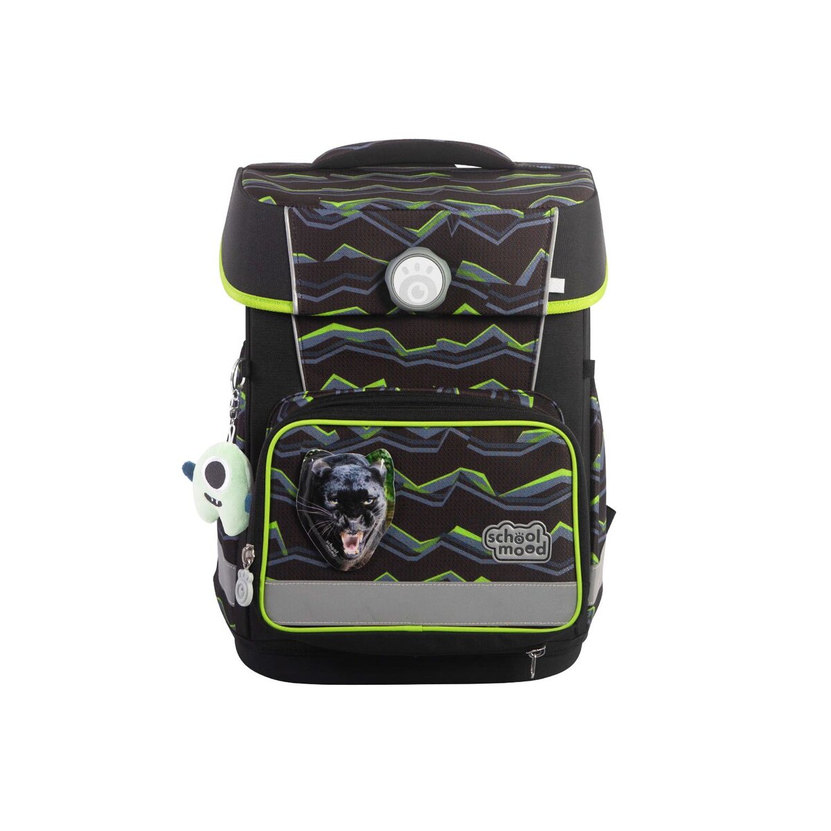 School-Mood Champion Pro Finn (Raubkatze), 7-tlg. Schulranzenset