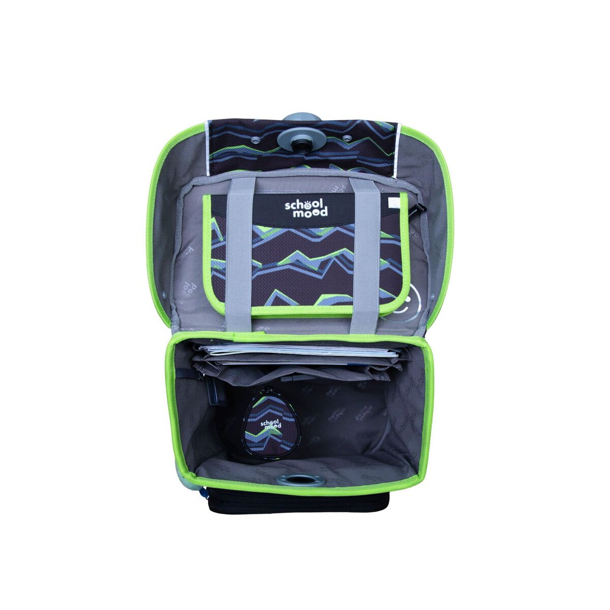 School-Mood Champion Pro Finn (Raubkatze), 7-tlg. Schulranzenset