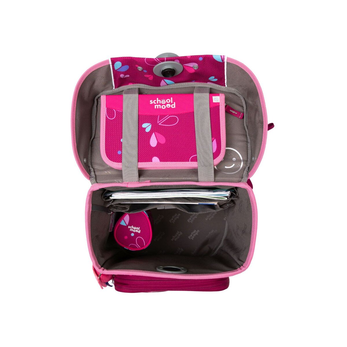 School-Mood Champion Pro Klara (Häschen), 7-tlg. Schulranzenset