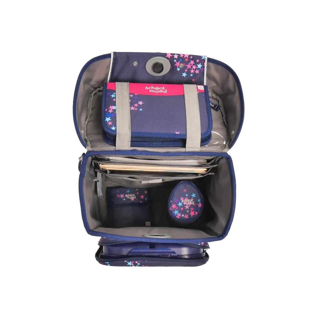 School-Mood Champion Pro Leni (Hund), 7-tlg. Schulranzenset