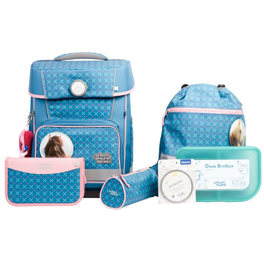 School-Mood Champion Pro Mila (Pferd), 7-tlg. Schulranzenset