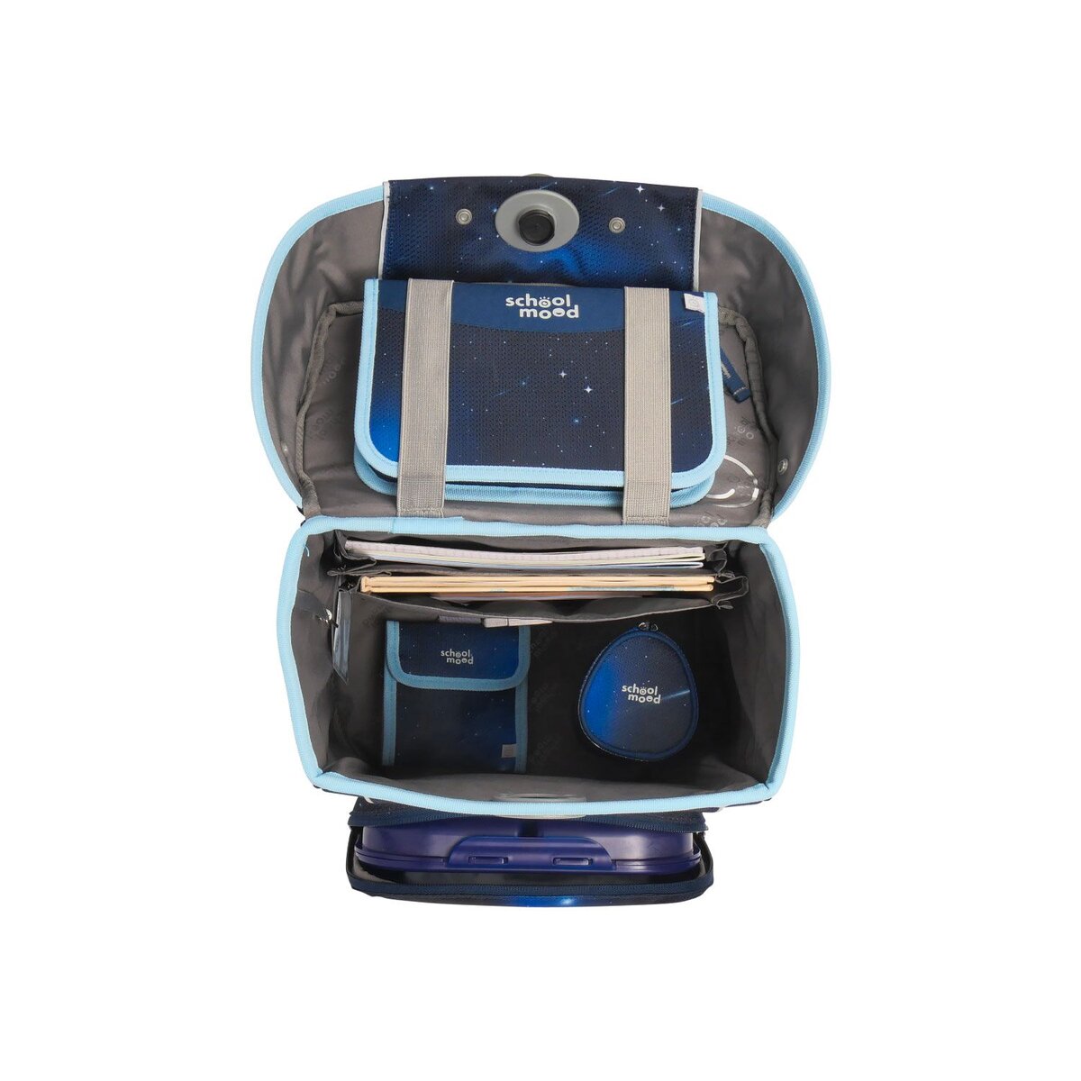 School-Mood Champion Pro Moritz (Weltall), 7-tlg. Schulranzenset