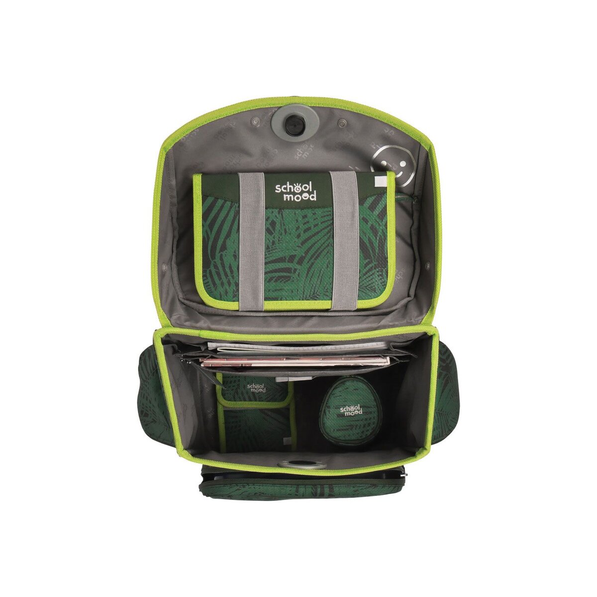 School-Mood Timeless Pro Daniel (Dinosaurier), 7-tlg. Schulranzenset