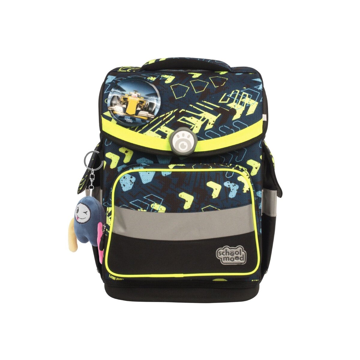 School-Mood Timeless Pro Elias (Rennwagen), 7-tlg. Schulranzenset