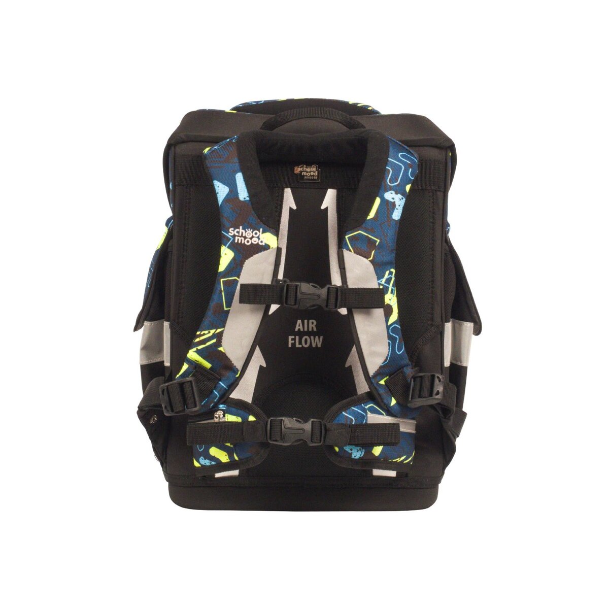 School-Mood Timeless Pro Elias (Rennwagen), 7-tlg. Schulranzenset