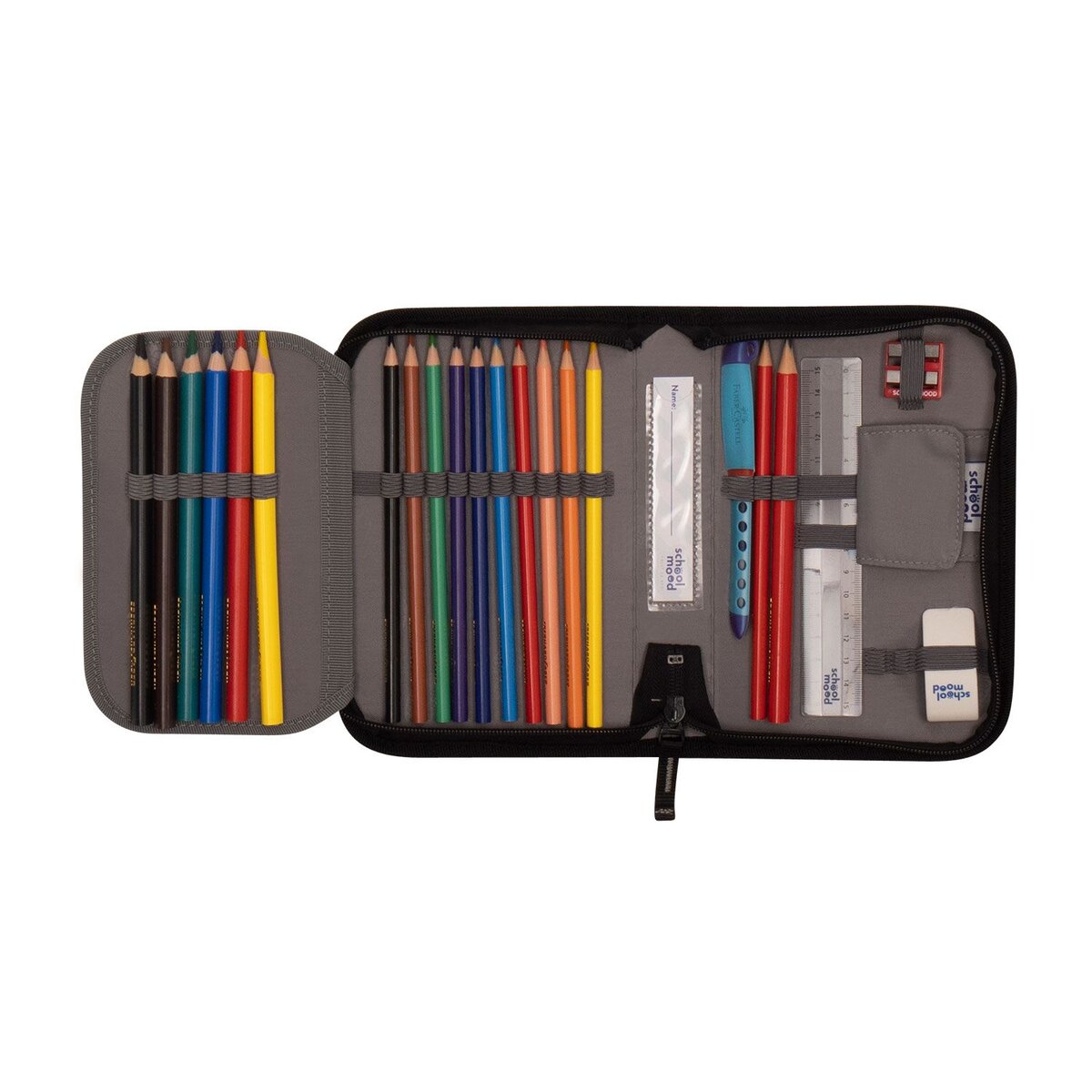 School-Mood Timeless Pro Elias (Rennwagen), 7-tlg. Schulranzenset